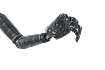 Digital image of cyborg hand