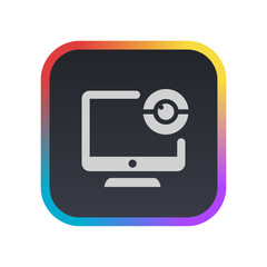 Obraz premium Webcam - Pictogram (icon) 