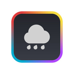 Rain - Pictogram (icon) 