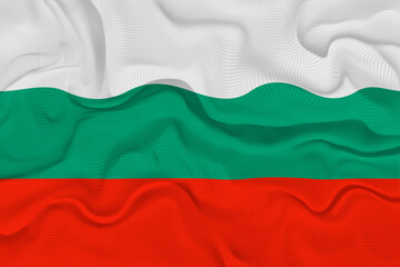 National flag of Bulgaria. Background  with flag  of Bulgaria