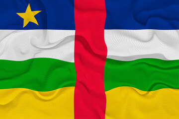 Obraz premium National flag ofCentral Arican Republic. Background with flag ofCentral Arican Republic