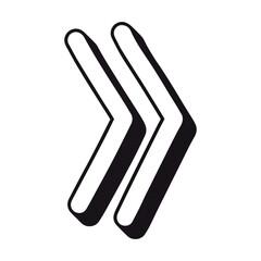 Obraz premium Quotation Marks. Outline Hand Drawn Illustration