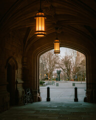 Arch at East Pyne Hall, Princeton University, Princeton, New Jersey