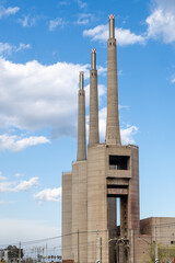 Thermal power station known as the thermal power station of the three chimneys was a conventional cycle thermoelectric installation located between the towns of Sant Adriá del besos and Badalona