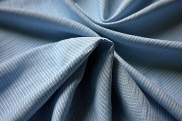 Light Blue Seersucker Fabric Pattern. Generative AI