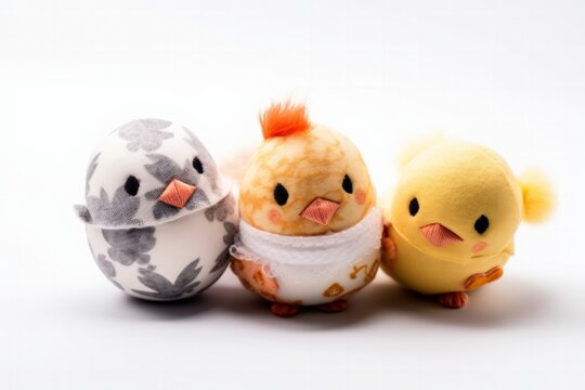 Pulcini di stoffa Amigurumi. lavorati a mano. Fatti a mano. foto alta risoluzione. Pulcini pasquali, di pasqua. Pulcini colorati. Amigurumi pasquali. 