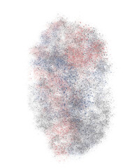 pale splatters, red and blue watercolor spots, splattered background