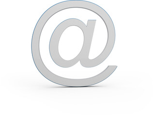 At e-mail symbol