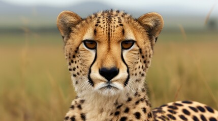 portrait of cheetah AI Generated