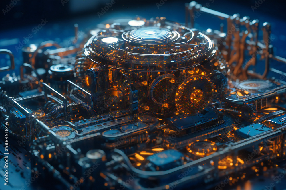 Aufkleber unveil the potential of ai technology, fueled by innovative algorithms and transformative advancemen