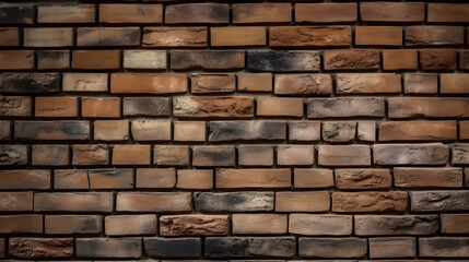 Obraz premium Brown Brick Wall Texture Background for Exterior Factory