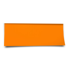Blank orange paper