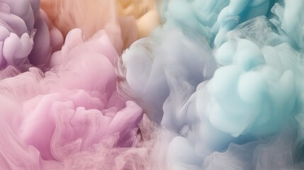 abstract background in pastel colors from soft fluffy texture like cotton wool .generative AI 