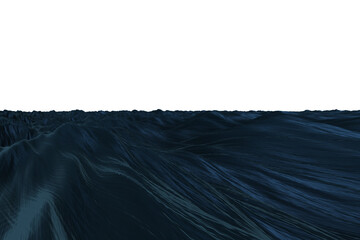 Fototapeta premium Rough blue ocean