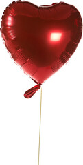 Red heart shape balloon
