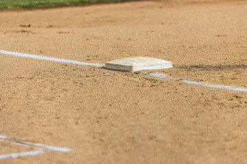 Base on a baseball/softball field