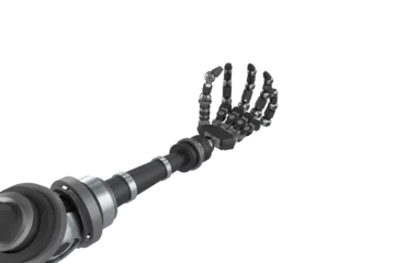 Meubelstickers Black robotic hand © vectorfusionart