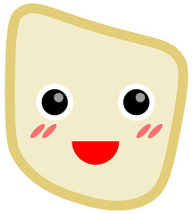 Smile shape icon. Vector illustration.	