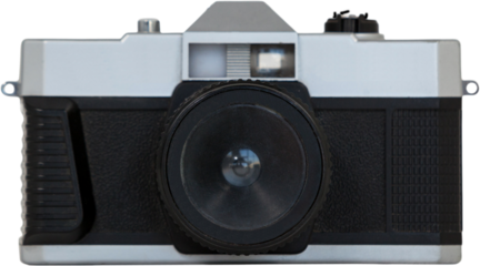 Close up of old fashioned camera