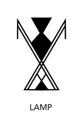 amazigh berber sign for lamp