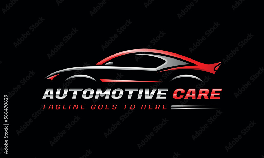 Wall mural car logo, car logo design, automobile logo, automotive logo, automobile detailing logo, car wash log