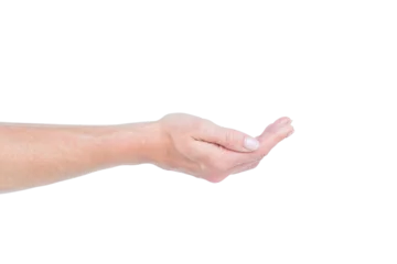 Rolgordijnen Hand presenting  © vectorfusionart