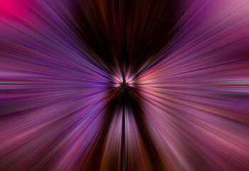 Fond abstrait futuriste en couleurs violet et rose. Effet explosion.