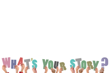 Cropped hands holding colorful alphabets forming question