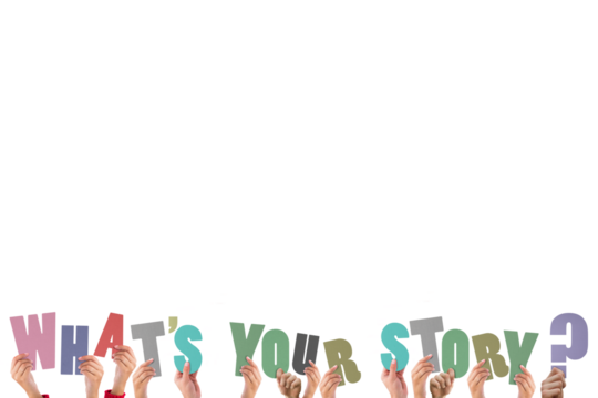 Cropped hands holding colorful alphabets forming question