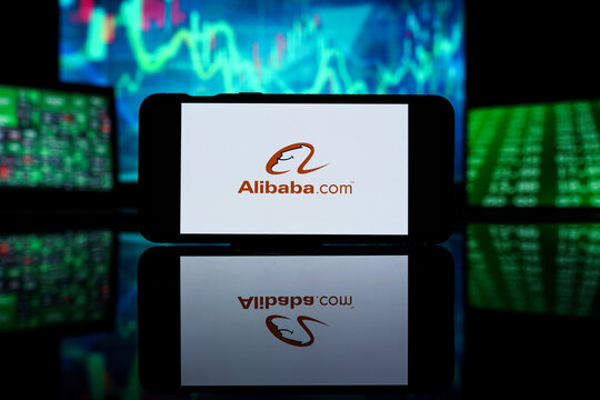 Alibaba.com company on stock market. Alibaba financial success and profit