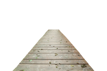 Digital composite image of pier