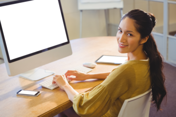 Business woman posing 