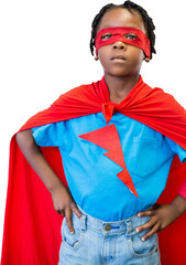 Boy in red cape