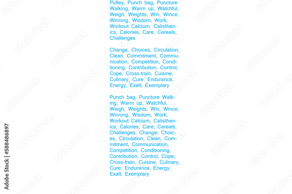 Poster digitally generated image of text