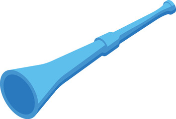 Long vuvuzela icon isometric vector. Soccer horn. Sound loud