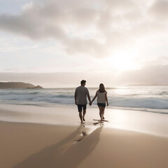 couple on the beach