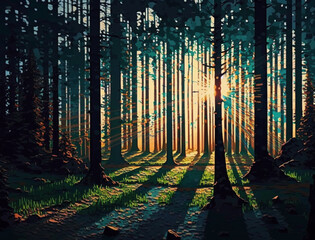Sunlight Forest