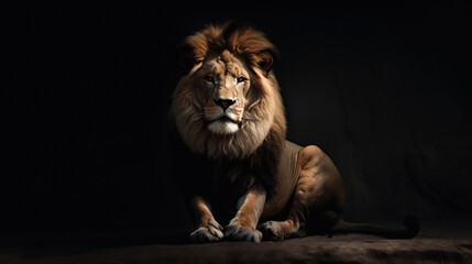 wildlife, a lion in the wild