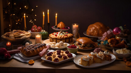 Celebrating the Holidays: A Festive Table Spread