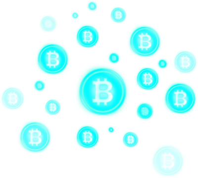 Symbol of bitcoin digital cryptocurrency