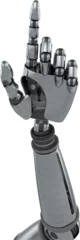 Foto op Aluminium Close up of robotic hand gesturing © vectorfusionart