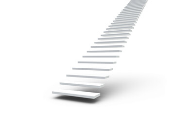 Computer graphic image of steps and staircase