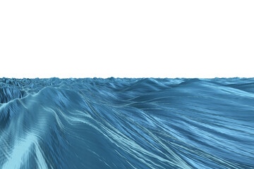 Naklejka premium Rough blue ocean