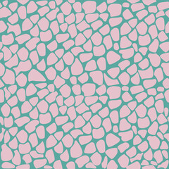 Vector image of a pink tile. Seamless pattern.