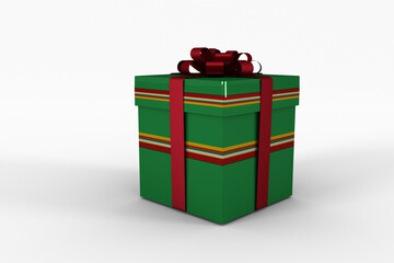 Red and green gift box