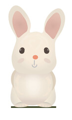Naklejka premium Cute rabbit icon