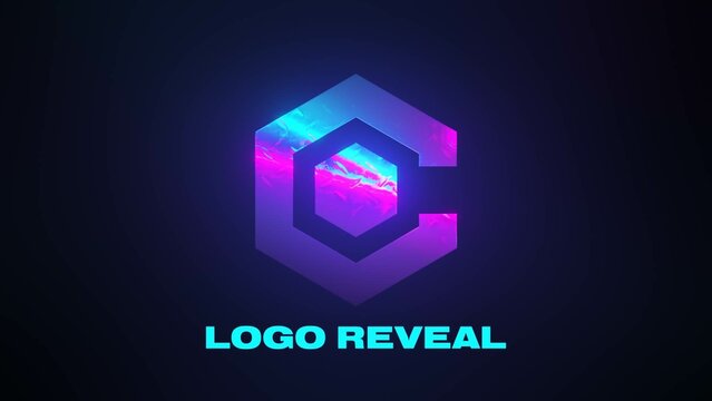 Flashing Metallic Logo Reveal