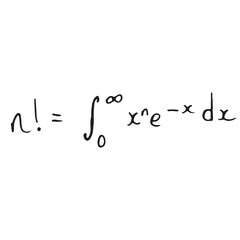 Digital images of integration equation