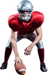 American football player holding helmet © vectorfusionart