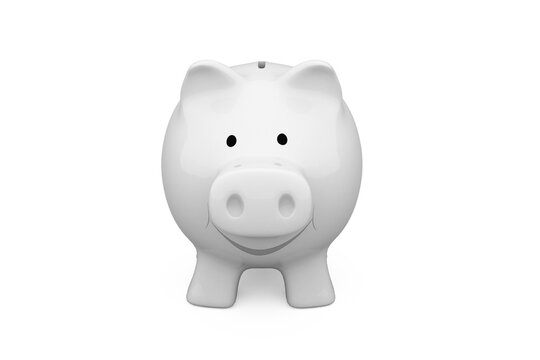 Composite image of piggy bank